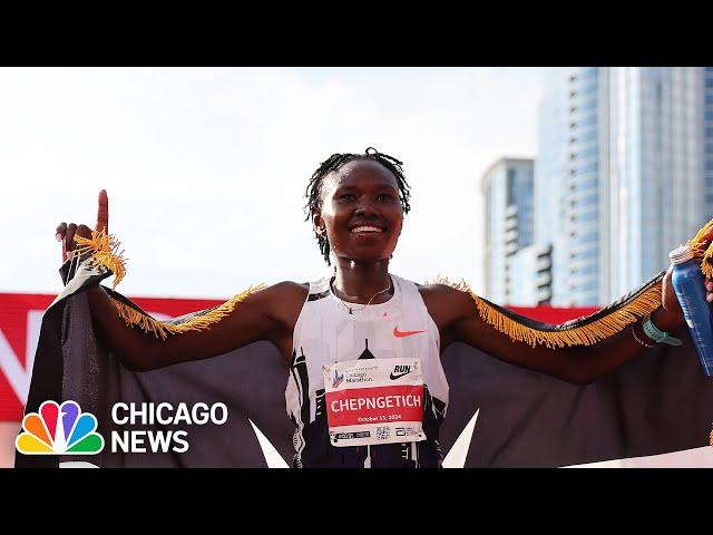 Watch Ruth Chepngetich MAKE HISTORY at Chicago Marathon: FULL FINISH & INTERVIEW