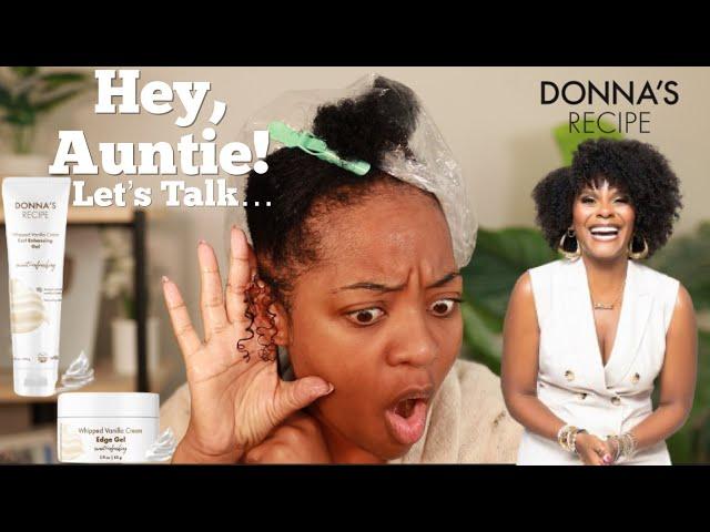 Chile, I Tried Tabitha Brown's Whipped Vanilla Cream Line On My Type 4 Hair | Donna’s Recipe Pt 1