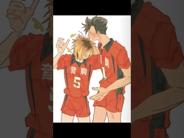 #haikyuu #kenmakozume #tetsurokuroo #nekoma