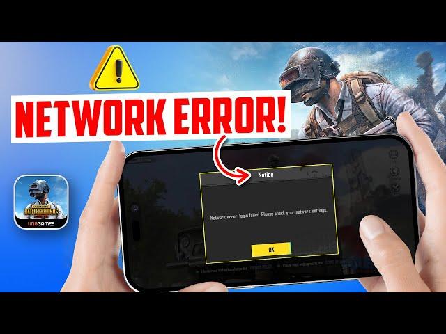 Fix PUBG Network error on iPhone | PUBG Mobile Login Failed Please check your Network setting 2024