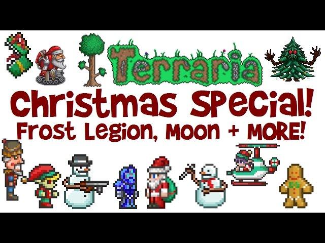 My Christmas Special in Terraria! Frost Moon & Legion Event + MORE! Solo!