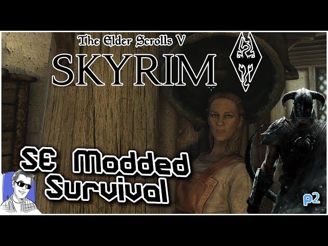 Skyrim Modded Survival - The Road To Helgen P2