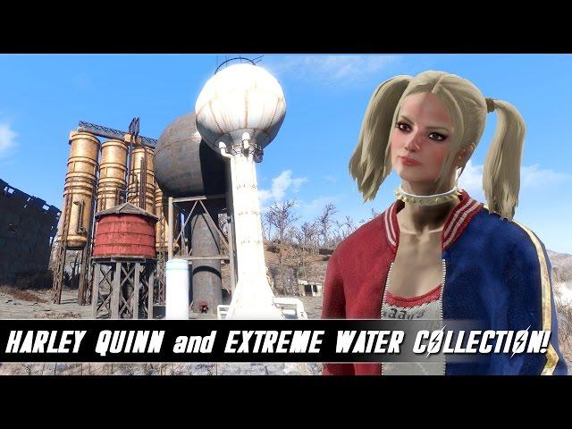 Fallout 4 Mods Week 40 - Harley Quinn Outfit and Extreme Water Collection!