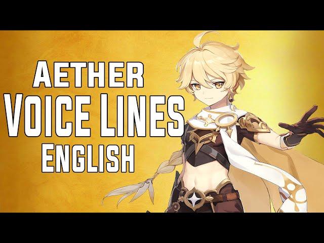 Aether (Traveler) & Paimon - Voice Lines (English) | Genshin Impact 1.1