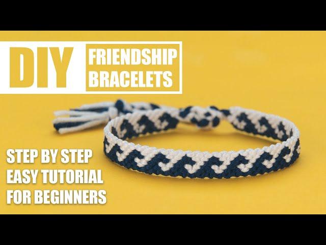 Waves Ocean Beach | Friendship Bracelets Step by Step Tutorial | Easy Tutorial for Beginner