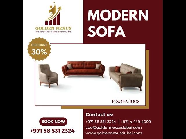 Transform Your Living Space with Stunning Sofa Designs by Golden Nexus!