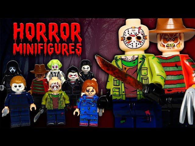 LEGO Horror Minifigures / Jason Voorhees, Chucky, Jigsaw, Scream, Freddy Krueger