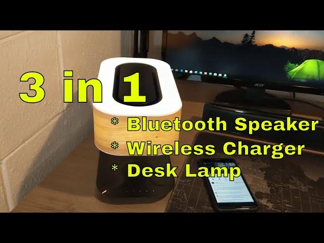 3 in 1 Bluetooth Speaker/Wireless Charger/Desk Lamp:  Light of the Tree from Cshidworld