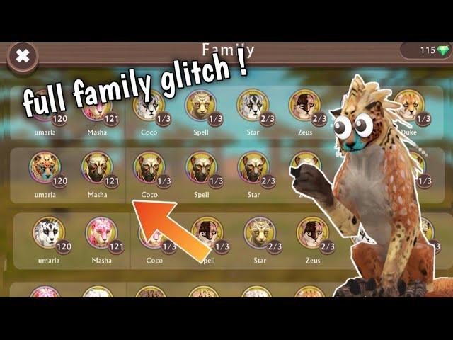 full family glitch wildcraft how to make full family very fast ! no hack