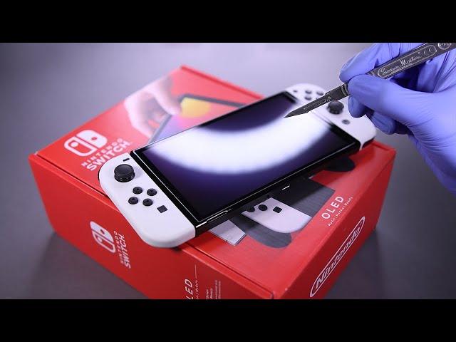 Nintendo Switch OLED Unboxing - ASMR