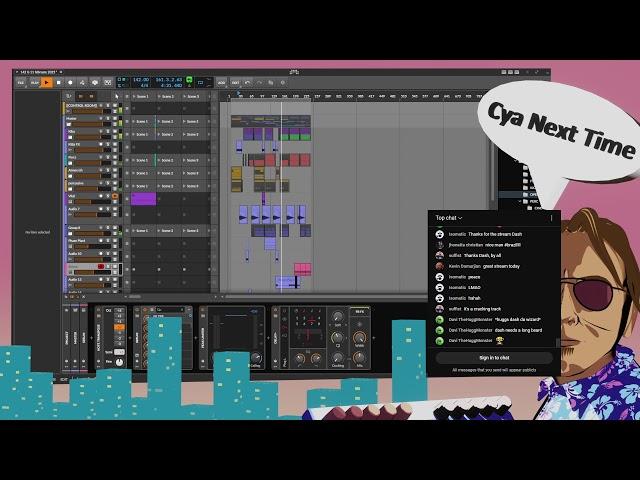 Making music live stream