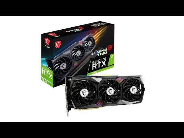 MSI Gaming GeForce RTX 3070 LHR 8GB GDRR6 256-Bit HDMI/DP Nvlink Torx Fan 4 RGB Ampere Architecture