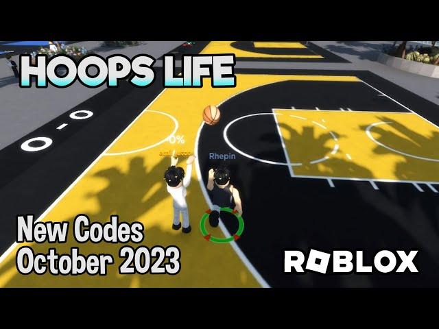 Roblox Hoops Life New Codes September 2023