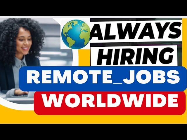 $1000/WEEK REMOTE Job WORLDWIDE NO EXPERIENCE WebsiteS -(WORLDWIDE) Work From Anywhere In The World