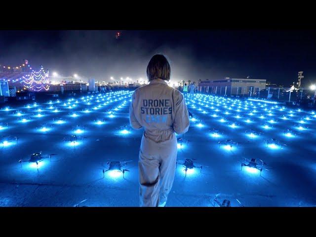 Drone show 600 drones EDC Las Vegas | Behind the Scenes
