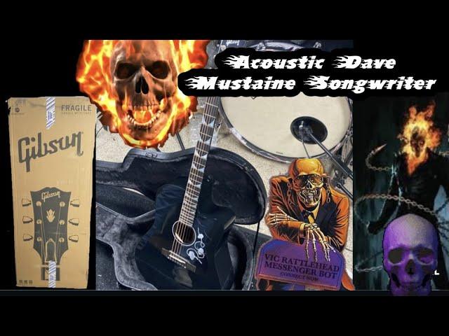 Gibson Acoustic Dave Mustaine Songwriter Limited Edition Signed 1/100 Made Unboxing!!!!!!