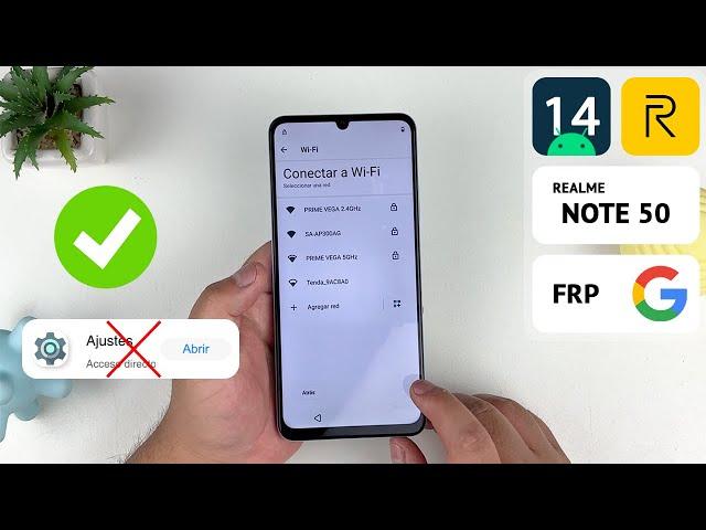 Eliminar Cuenta de Google Realme Note 50 | Android 13