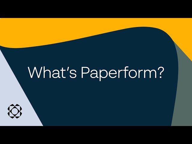 What's Paperform?