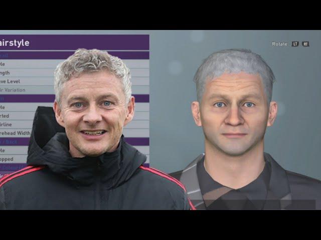 How to Create Ole Gunnar Solskjaer on PES 2016 or 2017 Patch 2022 | Pro Evolution Soccer / eFootball