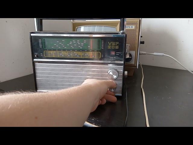 Vef 206 Vintage Soviet Portable Radio newer version.