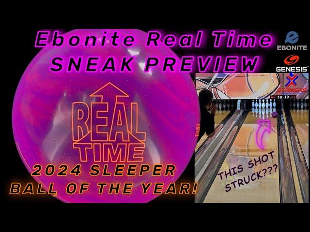 Ebonite Real Time Bowling Ball Sneak Preview - This Ball surprised me so much!