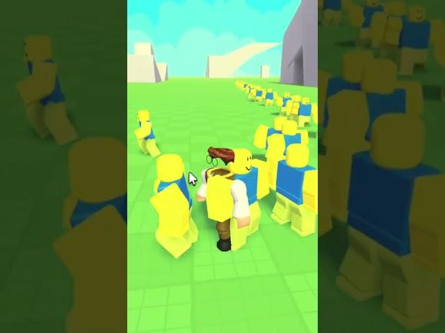 SPAWNING 10,000 NOOBS in roblox-#shorts