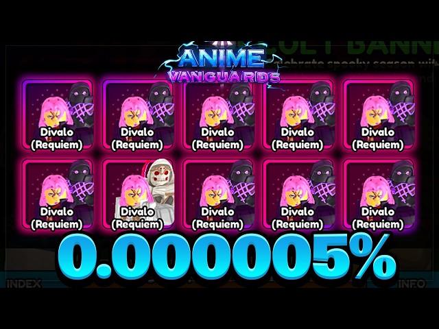 0.000005% CHANCE!! LUCKIEST MOMENTS In Anime Vanguards Roblox