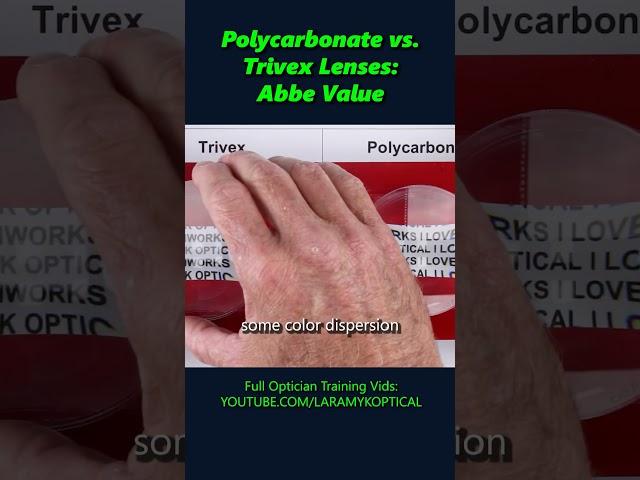 Polycarbonate vs. Trivex Lenses: Abbe Value