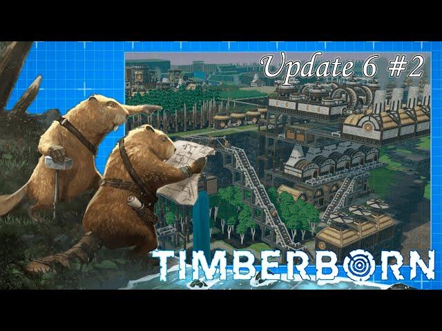 Timberborn. Чудеса Воды и Бобровые Шапки 2