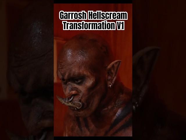 Garrosh Hellscream V1 #shorts #worldofwarcraft #warcraft #forthehorde #prosthetics #cosplay