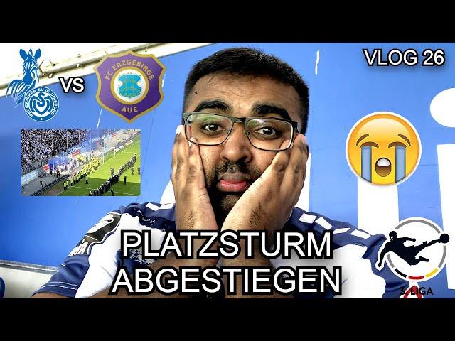 PLATZSTURM & ABSTIEG!  MSV Duisburg vs. FC Erzgebirge Aue - Stadionvlog  | 3. Liga  | VLOG 26