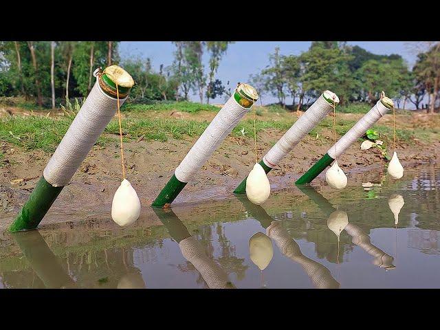 Top Best Hook Fishing Method Village Smart Boy Catching Big Fish With Hook  From River #fishing