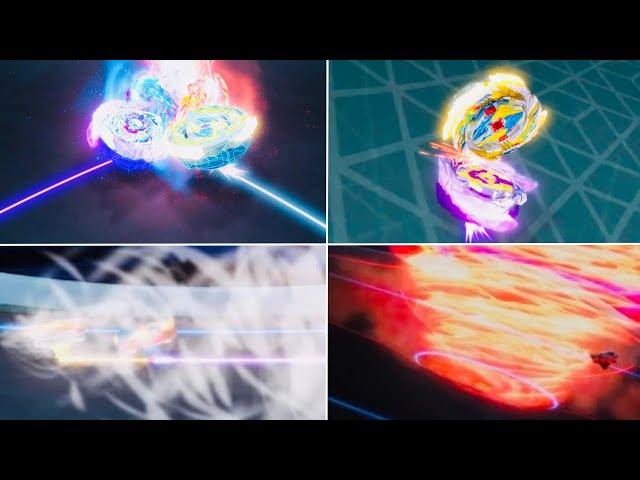 All Tag Team Moves Of Beyblade Burst Surge | Blob Butt |