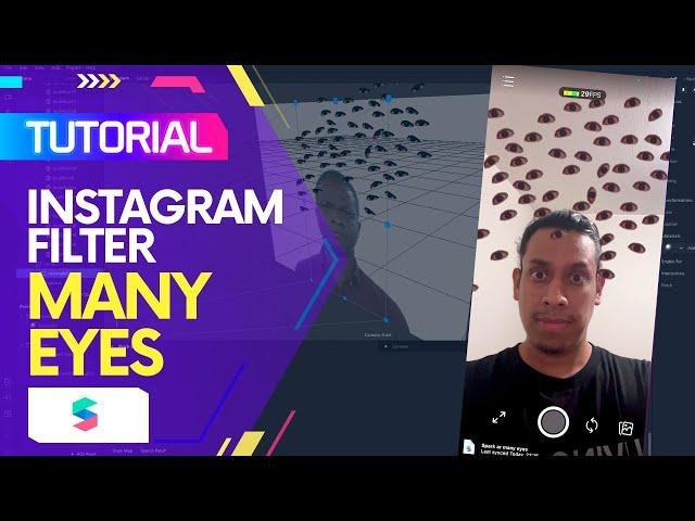 Spark AR Tutorial - Generate many eyes to your filter