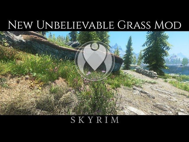 NEW UNBELIEVABLE GRASS 2 REDUX MOD | Skyrim LE Photorealistic ENB Graphics