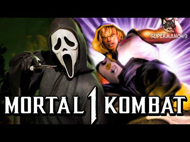 ONLY USING ENFORCER WITH GHOSTFACE - Mortal Kombat 1: "Ghostface" Gameplay (Ghostface DLC)