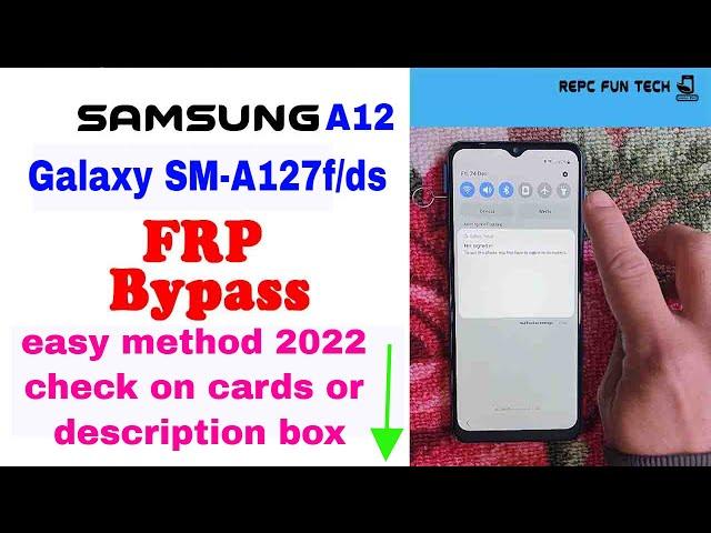 samsung a12 frp bypass | a127f android 11 frp bypass 2022 | browser view not working