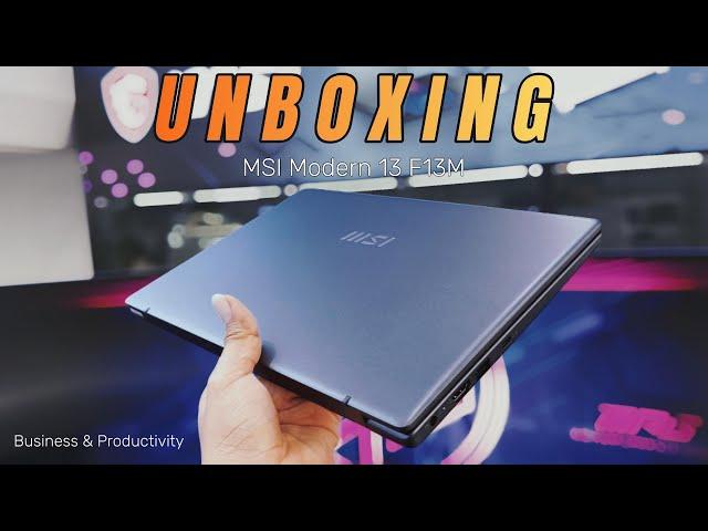 MSI Modern 13 F13MG Intel 13th Gen| UNBOXING