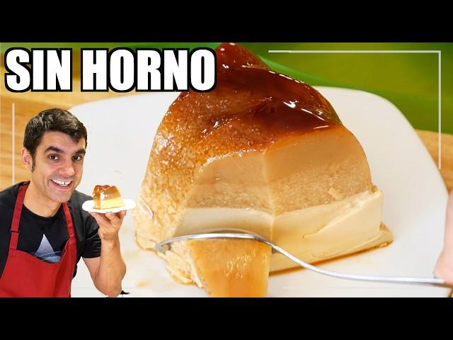 El FLAN de CAFÉ más FÁCIL y CREMOSO | sin HORNO | en 5 minutos