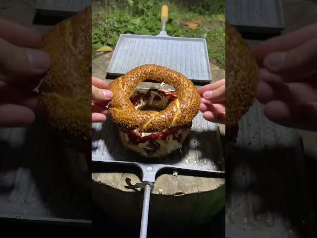 Simit Tost  #Simittost #simit #yemek #yemek #yemektarifleri #yemekler #içerik