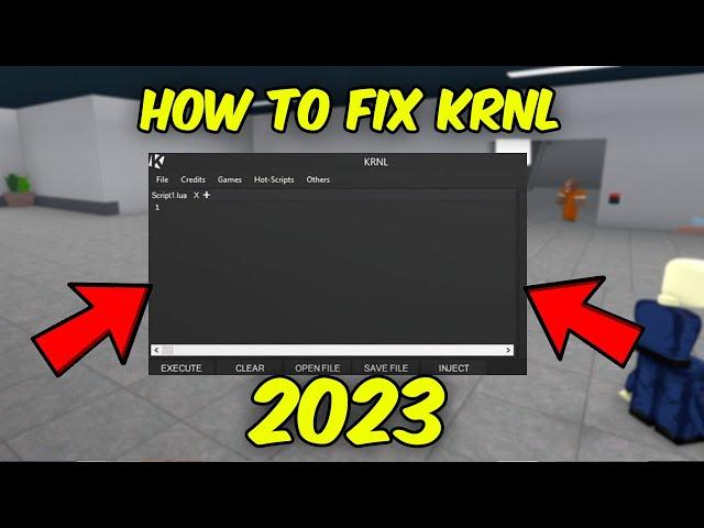 HOW TO FIX KRNL "FAILED TO FIND ROBLOX PROCESS" IN 2023