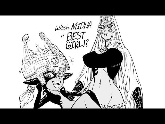 The Legend of Zelda: Cursed Form Midna VS True Form Midna| Baalbuddy comic dub