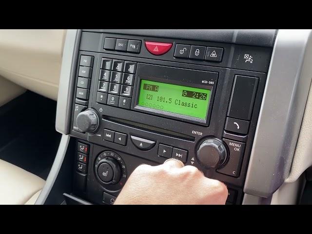 Access contact via Bluetooth connection. Range Rover sport HSE. 2007.