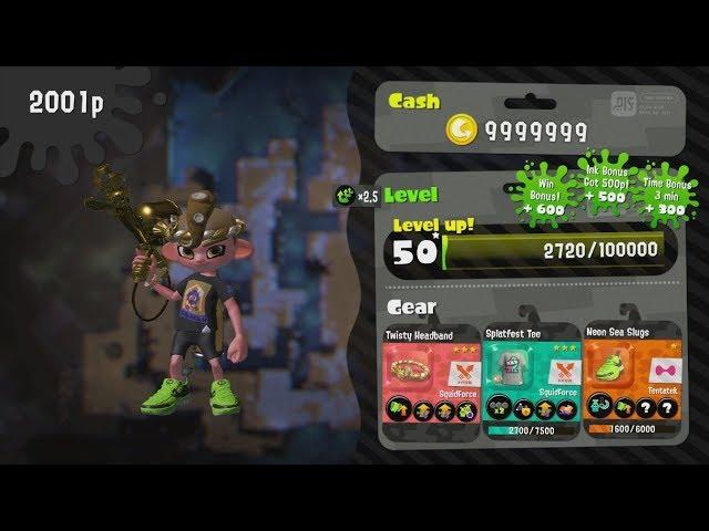 Splatoon 2 - Turf War - Reaching Level 50 Star