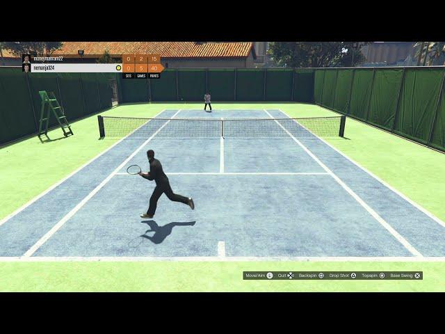 Grand Theft Auto V Tennis Gameplay / PlayStation 5 (PS5)