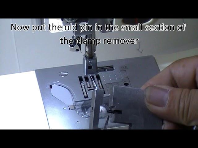 how to use the brother needle clamp remover