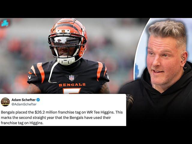 Bengals Franchise Tag Tee Higgins For 2nd Straight Year, New Contract Delayed Again | Pat McAfee