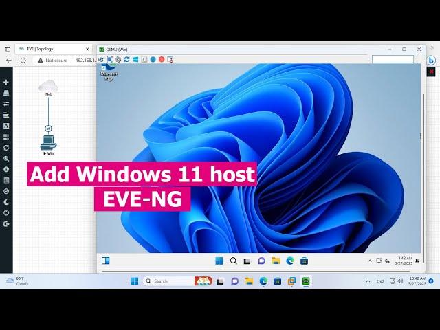 How to install Windows 11 in EVE-NG