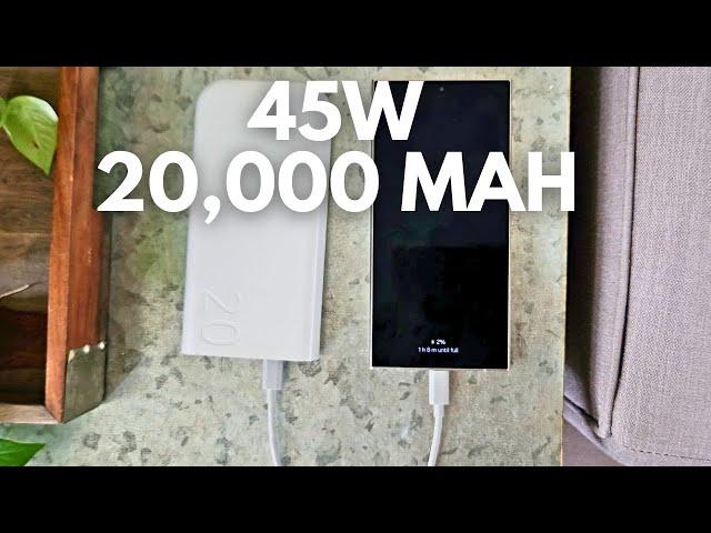 Samsung 20,000 mAh 45W Portable Battery Review