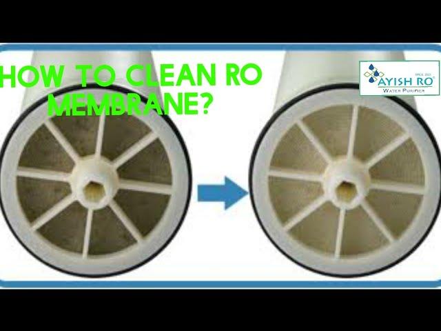 How to Clean RO membrane | How to restore membrane production quality|quantity of pure water